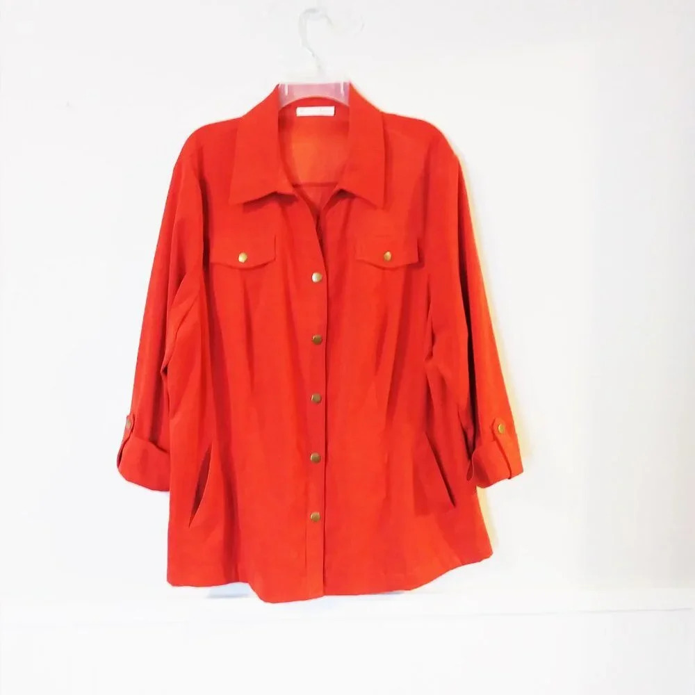 M Collection Womans Orange‎ Jacket